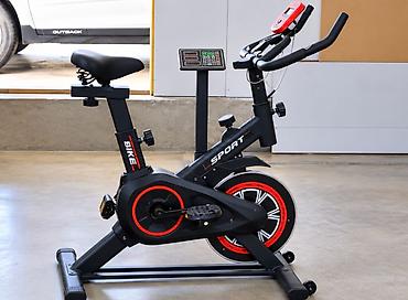 тренажер лыжа: Велотренажёр SPIN BIKE (инерционный) Б/У - Тип: спин-байк для кардио — 2