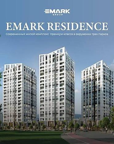 residence: 3 комнаты, 77 м², Асанбай мкр Элитка, 16 этаж, ПСО (под самоотделку) — 1