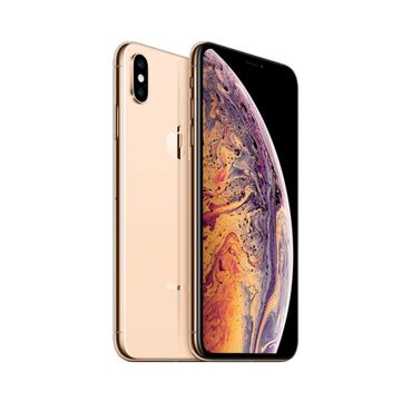 Apple iPhone: IPhone Xs Max, 64 GB, Desert Titanium, Zəmanət, Barmaq izi, Simsiz şarj