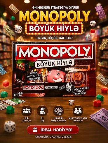 oyun alanı: MONOPOLY: Böyük Hiylə – ən məşhur strategiya oyunu - Oyun mexanikası — 1