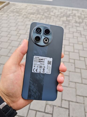 Tecno: Tecno Spark 30 Pro, 256 GB, rəng - Boz, Zəmanət, Sensor, Barmaq izi