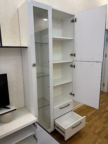 parfum vitrine: Mebel dəsti – TV stendi və asma vitrin/şkaf modulları - Rəng və — 4