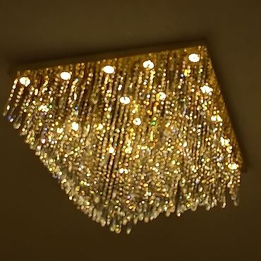tavan işıqları: Çılçıraq, 10 və daha çox lampa, Metal — 2