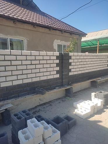 Заборы из пескоблока: Заборы из пескоблока — 10