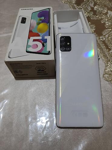 samsung a10 yeni: Samsung Galaxy A51, 128 GB, rəng - Ağ, İki sim kartlı — 2