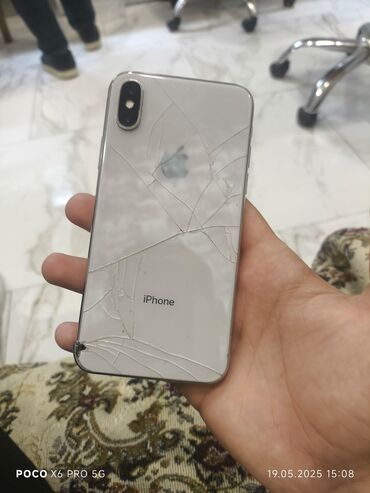 ayfon qiymetleri: IPhone X, 64 ГБ, White Titanium