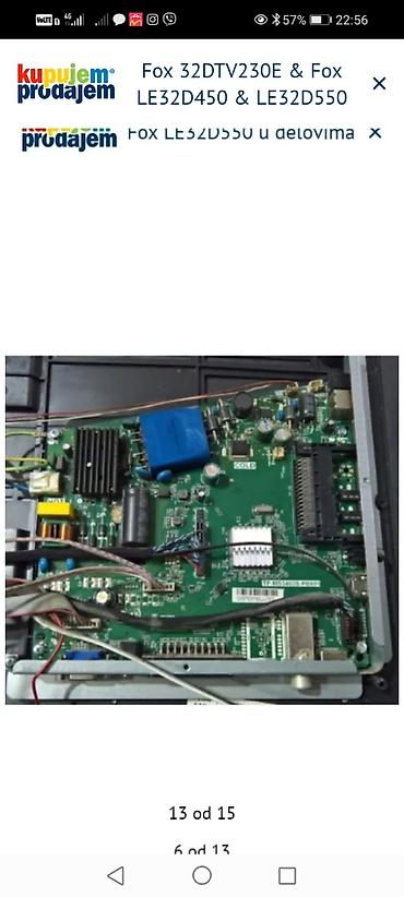 Aksesoari za TV i video: Fox 32DTV230E, Fox LE32D450 i Fox LE32D550 – delovi za televizore 32" — 14