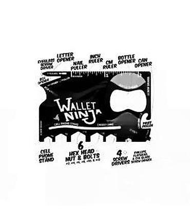 Ostali ručni alati: Wallet Ninja – multifunkcionalni alat u formi kartice za novčanik. - — 22