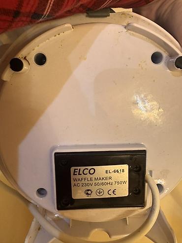 ucuz macbook: ELCO EL-6618 vafli aparatı - Güc: 750 W - Gərginlik/tezlik: AC 230V — 4