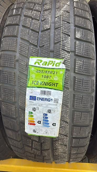 Зимняя шина Rapid ICE KNIGHT - Размер: 265/45 R21 - Индекс at lalafo.kg Зимняя шина Rapid ICE KNIGHT - Размер: 265/45 R21 - Индекс