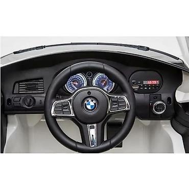cvjetne sandale: BMW 6 GT – beli, licencirani auto na akumulator za decu (JJ2164-W-230) — 5