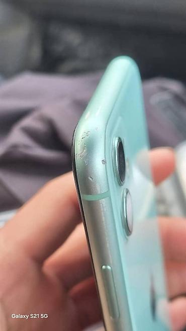 Apple iPhone: IPhone 11, Б/у, 64 ГБ, Голубой, Чехол, 76 % — 4