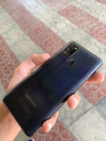 nokia 301 dual sim: Samsung Galaxy A21S, 32 GB, rəng - Mavi, Barmaq izi — 1