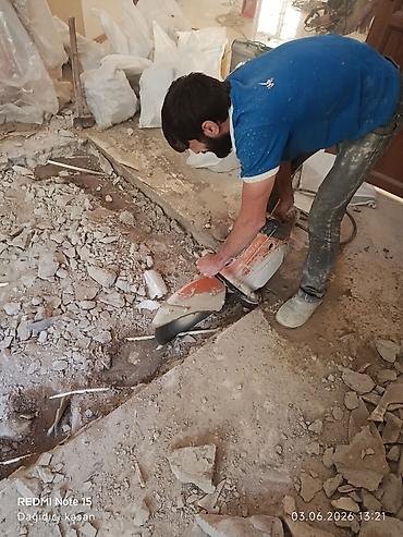 Beton işləri: Beton kəsmə xidməti - Divar, döşəmə və tavanlarda dəqiq və səliqəli — 12