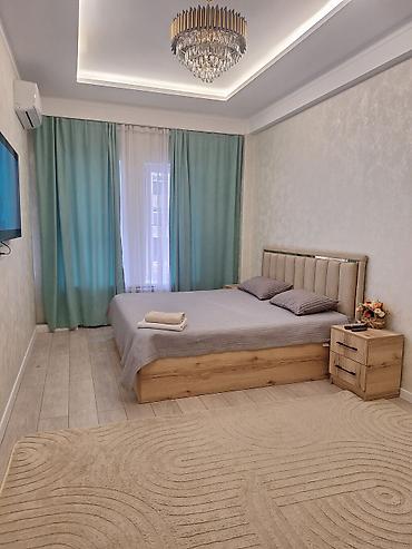 asman residence: 1 комната, Асанбай мкр, Душевая кабина, Постельное белье, Кондиционер — 4