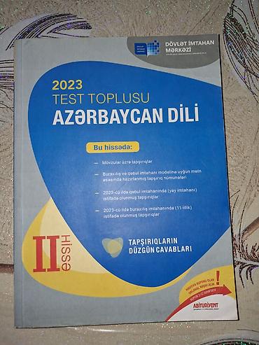 test toplu: Azərbaycan dili Testlər 11-ci sinif, 2-ci hissə, 2023 il — 1