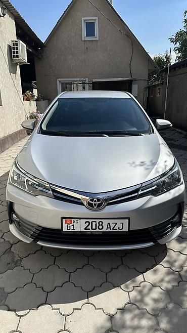 токмок кун чыгыш: Toyota Corolla: 2017 г., 1.6 л, Автомат, Бензин, Седан — 2