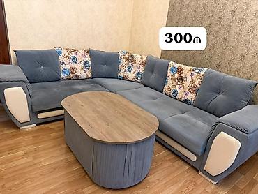 Divan satılır pufiklə birlikdə 300₼ .bazalıdır. Açılmır. Ünvan