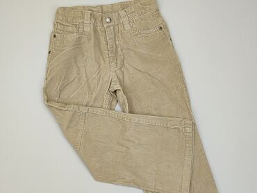 beżowe spodnie: Spodnie materiałowe, Alive, 5-6 lat, 116, stan - Dobry