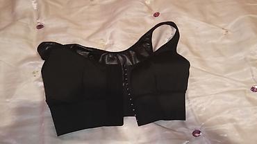 reqs paltarı: Qara rəngli qadın idman/top yığıcı bralet - Model: Ön hissədə — 2