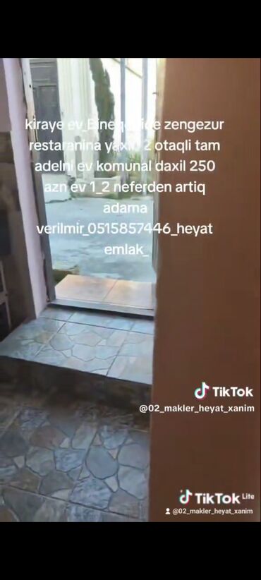 Uzunmüddətli kirayə evlər: 40 kv. m, 1 otaqlı, Kombi, Qaz, İşıq — 11