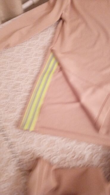 İdman geyimləri: Bej rəngli iki hissəli idman dəsti - Komplekt: uzunqol s6weatshirt və — 8