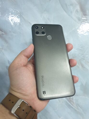yaddas kart: Realme C25Y, 128 GB, rəng - Boz, Zəmanət, Barmaq izi, İki sim kartlı