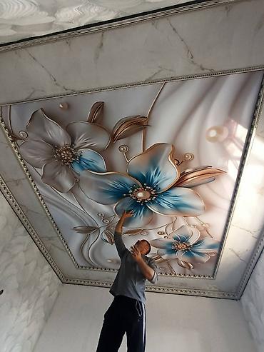 Натяжной потолок: Натяжной потолок Матовое, Глянцевое, 3D потолки Бесплатный замер, Гарантия, Бесплатная консультация — 8