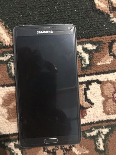 купить телефон ми в бишкеке: Samsung Galaxy Note 4, Б/у, цвет - Черный