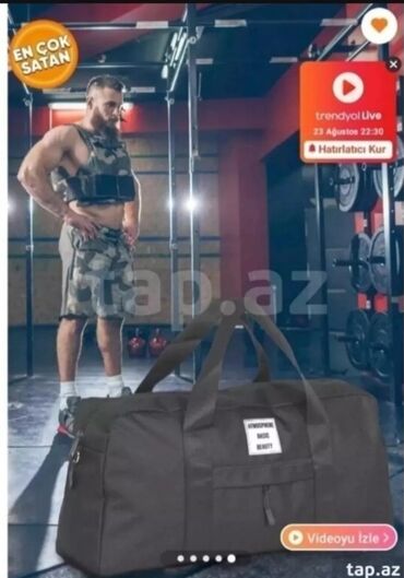 karavan satışı: Gəncədə satılır orginal Unisex fitnes səyahət çantası hemi kişi,hemi