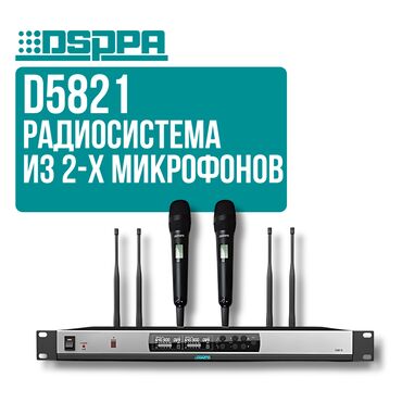 Рации и диктофоны: Радиосистема DSPPA D5821 Профессиональная система с приемником и