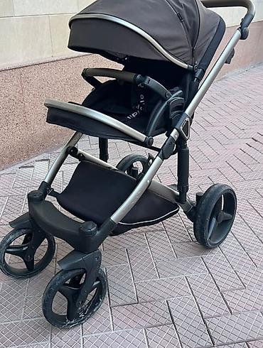 chicco echo: Коляска, цвет - Коричневый, Б/у, Платная доставка — 2
