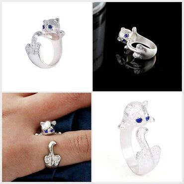 женские кольца с натуральными камнями: Кольцо интересное и необычное с котом на удачу