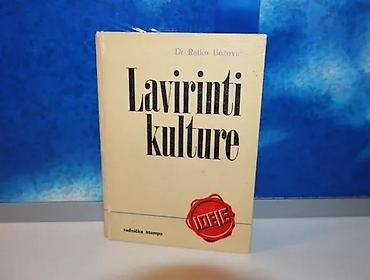 marca 100rsdn: Lavirinti kulture dr ratko božović1984 radnička štampatvrd povez 16,8 — 1