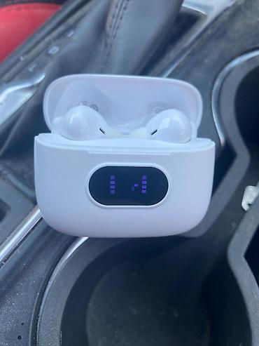 Originaldi,Bluetooth qulaqlıq – ağ rəng, şarj qutusu ilə - Tam simsiz