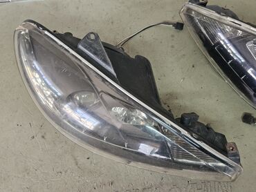 Передние фары: Комплект передних фар Peugeot 2000 г., Б/у, Аналог — 20