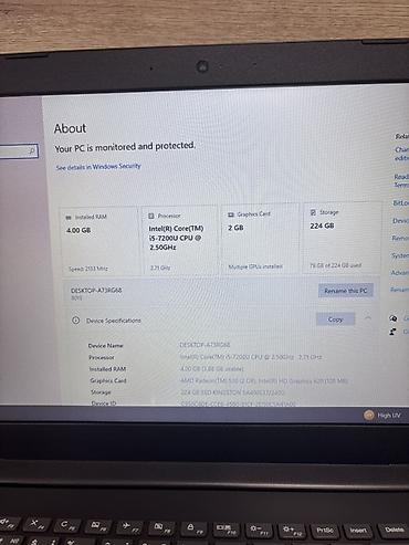 prosessor amd: Lenovo noutbuk - Ekran: 15.6" (HD), mat səth - Prosessor: Intel Core — 2