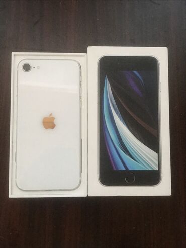 honor 8x satilir: IPhone SE 2020, 64 GB, Ağ, Barmaq izi