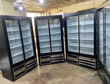 Промышленные морозильники: İki qapılı vitrin tipli soyuducu - Şüşə sürgülü qapılar – məhsulların