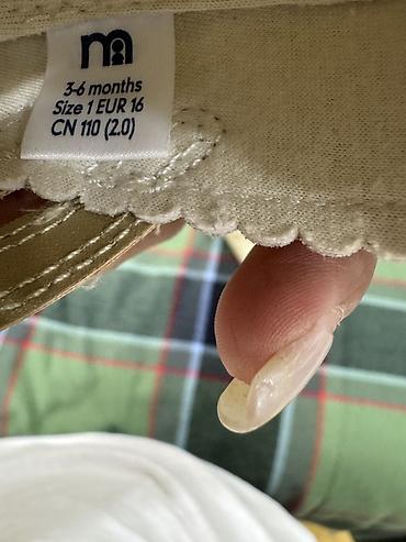 ortopedik ayaqqabılar: Rəng - Qızılı Baletkalar, Mothercare, Ölçü: 16, Qız üçün — 3