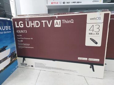 lg smart tv: LG 109 Ekran Smart WiFi YouTube Mişka Pult Sesle idarə Etmə Mobile