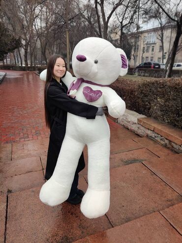 Игрушки: 🧸Огромная мишка 1,8м 🔥🔥🔥 🧸60 см 1000 сом (Бесплатная доставка) 🧸80 — 11