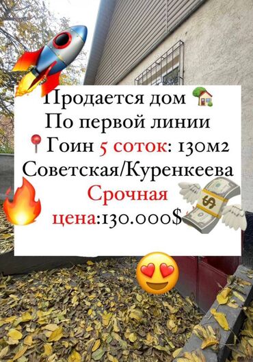 продаю место: Үй, 130 кв. м, 4 бөлмө, Кыймылсыз мүлк агенттиги, Косметикалык оңдоо