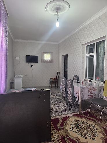 zigda heyet evleri: 2 otaqlı həyət evi - Plan: 2 otaq, mətbəx və sanitar qovşağı (həyətdə — 8