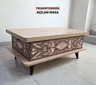 Masalar: Jurnal masası, Yeni, Transformer, Laminat, Dördbucaq masa — 3