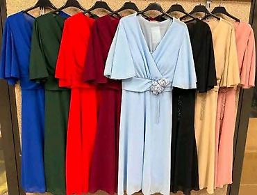 haljine 46: Prelep model za punije dame
Vel: L XL 2XL 
Cena: 3700 dinara ✨️ — 3