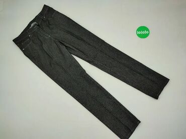 Dżinsy: Dżinsy XL (EU 42), wzór - Jednolity kolor, kolor - Czarny