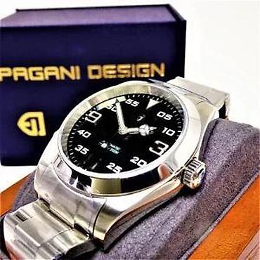 Ručni satovi: Pagani Design PD-1692 -Crna/Black- Rolex Air King -Automatik Potpuno — 12