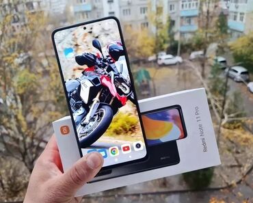 телевизор xiaomi бишкек бу: Xiaomi, Redmi Note 11 Pro, Колдонулган, 256 ГБ, түсү - Кара, 2 SIM