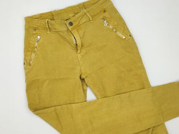 srebrne legginsy: Jeansy damskie, S